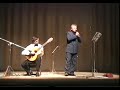 Евгений Шаля и Андрей Шилов (гитара) исполняют романс 