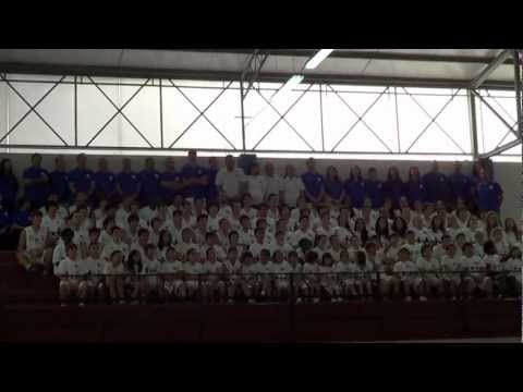 GD Gafanha - Momento de organização dos atletas e staff para a foto de família do Grupo Desportivo da Gafanha - secção Basquetebol.