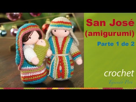 San José tejido a crochet (amigurumi) Parte 1 de 2