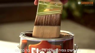 דרך חכמה לסחיטת מברשת הצבע 