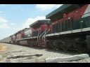 Ferromex 4691, 4524 y 4666 en La Junta...