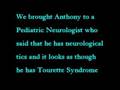 Tourette Syndrome Awareness for Anthony