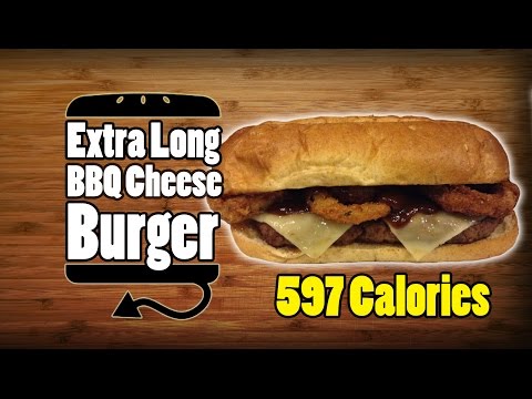 Hellthy JunkFood: Extra Long BBQ Cheeseburger