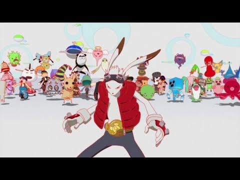 Summer Wars Official English Clip - King meets Kazma love machine to fight in Oz