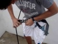 extreme ilegal rappel!!! insane!!