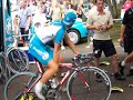 TDF : Village départ : Walter Beneteau warming up TDF : Village départ : Walter Beneteau warming up