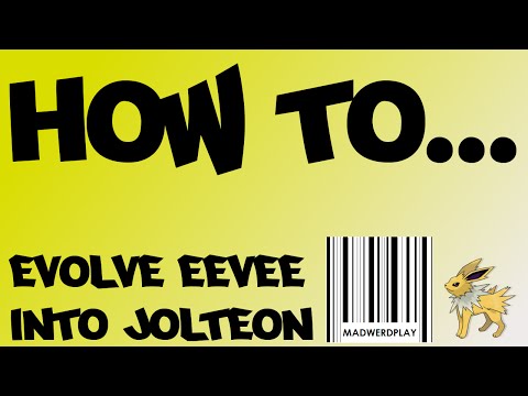 how to turn eevee into jolteon