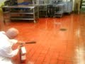 Microbiology lab fire extinguisher demo Microbiology lab fire extinguisher demo