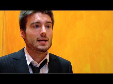 Pete Cashmore backstage at the MMS