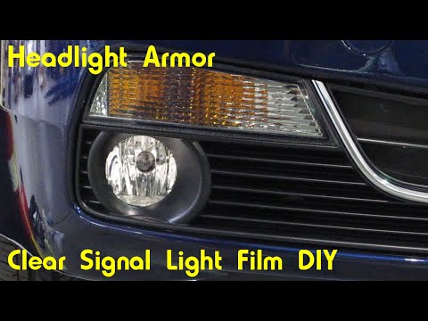 Clear Signal Light DRL Tint Protection Kit DIY – Headlight Armor – Acura TL
