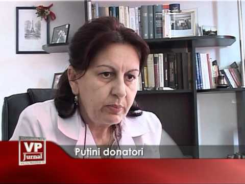 Puţini donatori