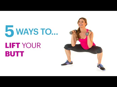 Lift Your Butt with These Firming Moves--5 Ways To a Better Body--Sculpt & Tone Exercises -- SELF