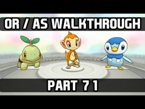 Pokemon Omega Ruby / Alpha Sapphire Gameplay Walkthrough - Part 71 Sinnoh Starters, E4 Rematch