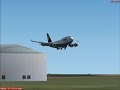 PMDG 747 Landing Groningen 23