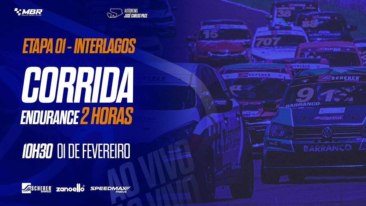 Corrida Endurance 2H - 1ª Etapa – Interlagos/SP | Marcas Brasil Racing 2026