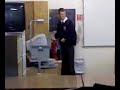 Jamie with fire extinguisher