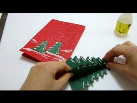 how to make easy xmas cards