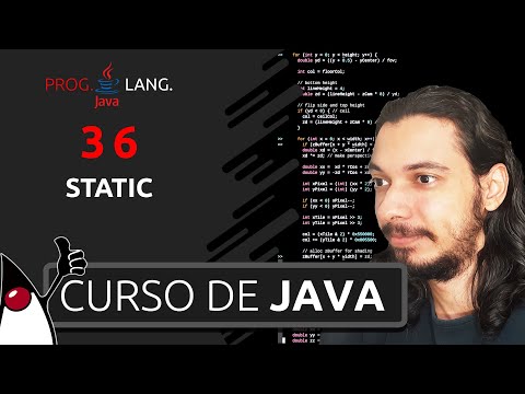 CURSO DE JAVA PARA INICIANTES -  STATIC - PROGRAMAÇÃO EM JAVA #36
