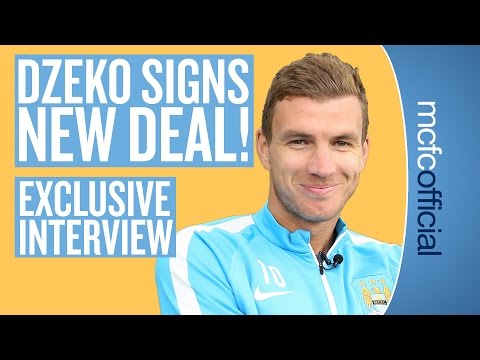 DZEKO SIGNS NEW CONTRACT | Man City's Edin Dźeko signs new four year deal
