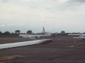 Despegue Antonov AN26 en el aeropuerto Vanguardia