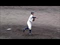 2019年7月21日　氷見高校　山田晴輝投手（2年）