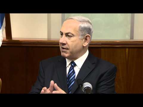 Netanyahu - Prime Minister Benjamin Netanyahu's opening remarks at the weekly Cabinet meeting. דברי ראש הממשלה בפתח ישיבת הממשלה השבועית (19.5.2013) צילום: לע