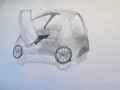 Marker Concept Drawing for car rendering