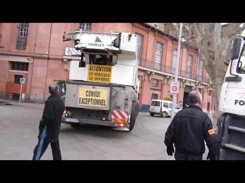 Le Quai de la Daurade, convoi exceptionnel