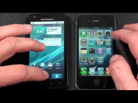 Motorola Atrix 4G vs Apple iPhone 4 AT&T