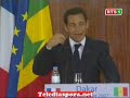 Sarkozy a Dakar (Le discours) 8/8 Sarkozy a Dakar (Le discours) 8/8