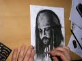 me drawing captain jack sparrow alias johnny depp