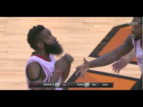 houston - Houston Rockets guard James Harden hit a buzzer-beating game-winner to top the Phoenix Suns.