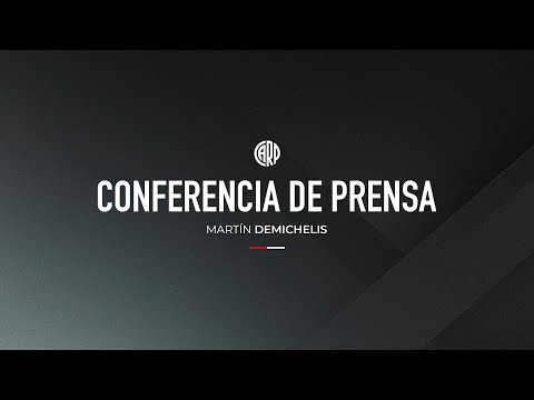 Martn Demichelis en conferencia de prensa | River vs. Argentinos Juniors [EN VIVO]