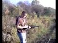 Justin shooting Potato Gun