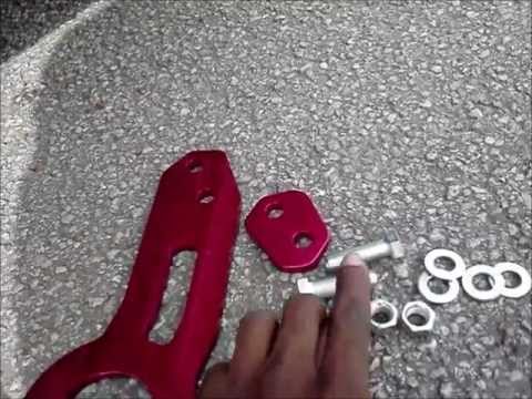 Acura RSX Type S Rear Tow Hook install