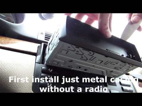 how to remove cd player from bmw e46