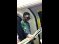 Guy On Crowded Subway Sings Take Care By Drake & Rihanna - drake, embarrassing, public, rihanna, singing, subway, wtf, funny