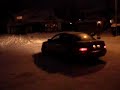 Audi A4 in snow