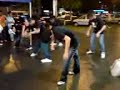 cript ballas performing for travilion x pax street show