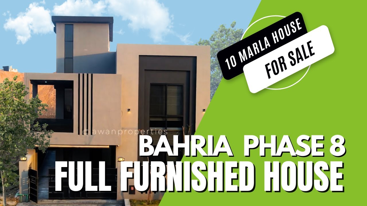 10 Marla Luxurious Fully Furnished House For Sale In Bahria Town Phase 8 Islamabad - Awan Properties