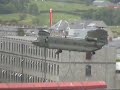 RAF Chinook helicopter in bessbrook mill
