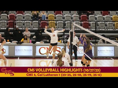 Volleyball Highlights vs. Cal Lutheran thumbnail
