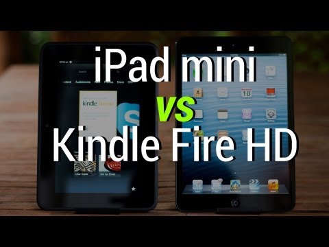 kindle - Can the Apple iPad mini douse the flames of the Amazon Kindle Fire HD? Find out more about these two 7-inch tablets by watching this comparison video. -iPad ...