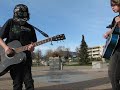 me and jakey playing guitar at central park.Julia filmed and edited it for us.oh and enjoy Joe's dancing!