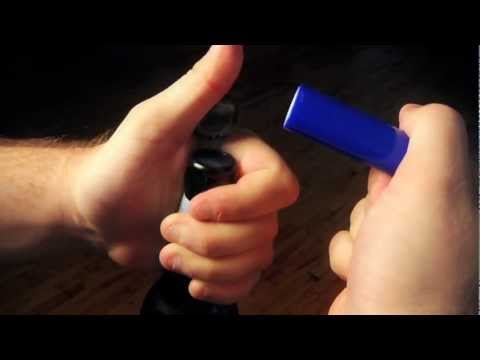 how to open beer with lighter