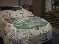 me primering the hood and trunk, most of the body work is done.