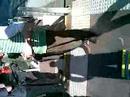 Bucks night fun at tram stop