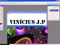 video aula photoshop colocando imagem no texto