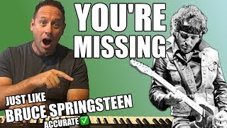 Piano Lesson Bruce Sprintsteen Unplugged