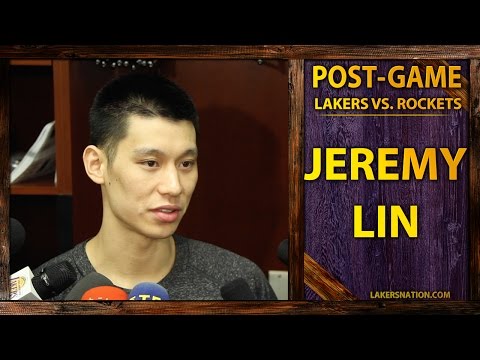 jeremy - Jeremy Lin plays 28 minutes in the Lakers loss to the Houston Rockets, and says after his DNP against the San Antonio Spurs, it changed his perspective. Join the Largest Lakers Fan Site in...